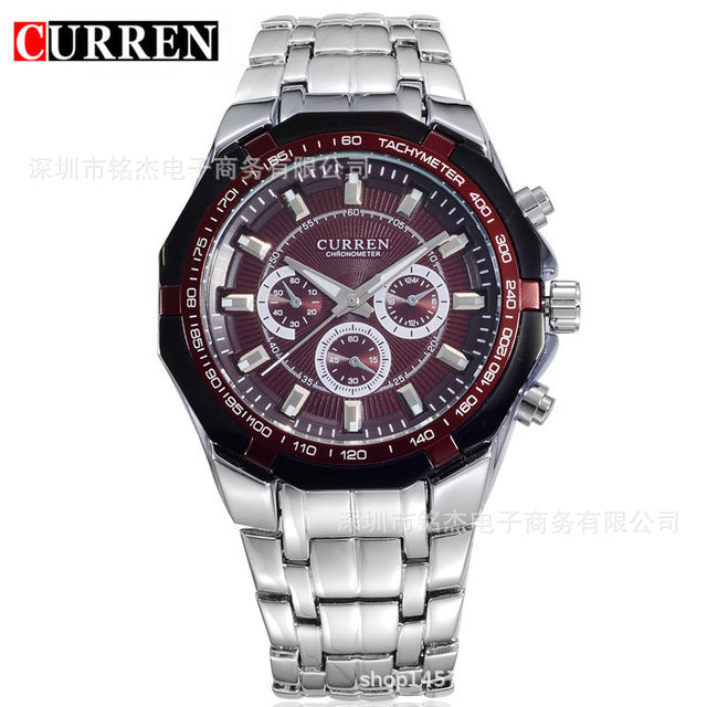 Men's Fashion Watch Casual Business Quartz Watch