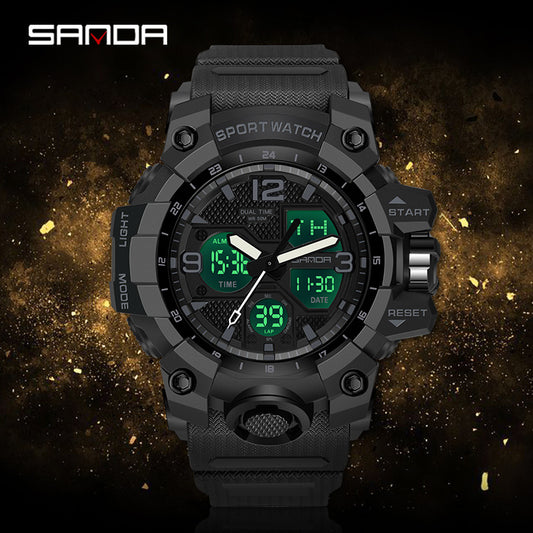 Outdoor Sports Shockproof Watch Multi-functional