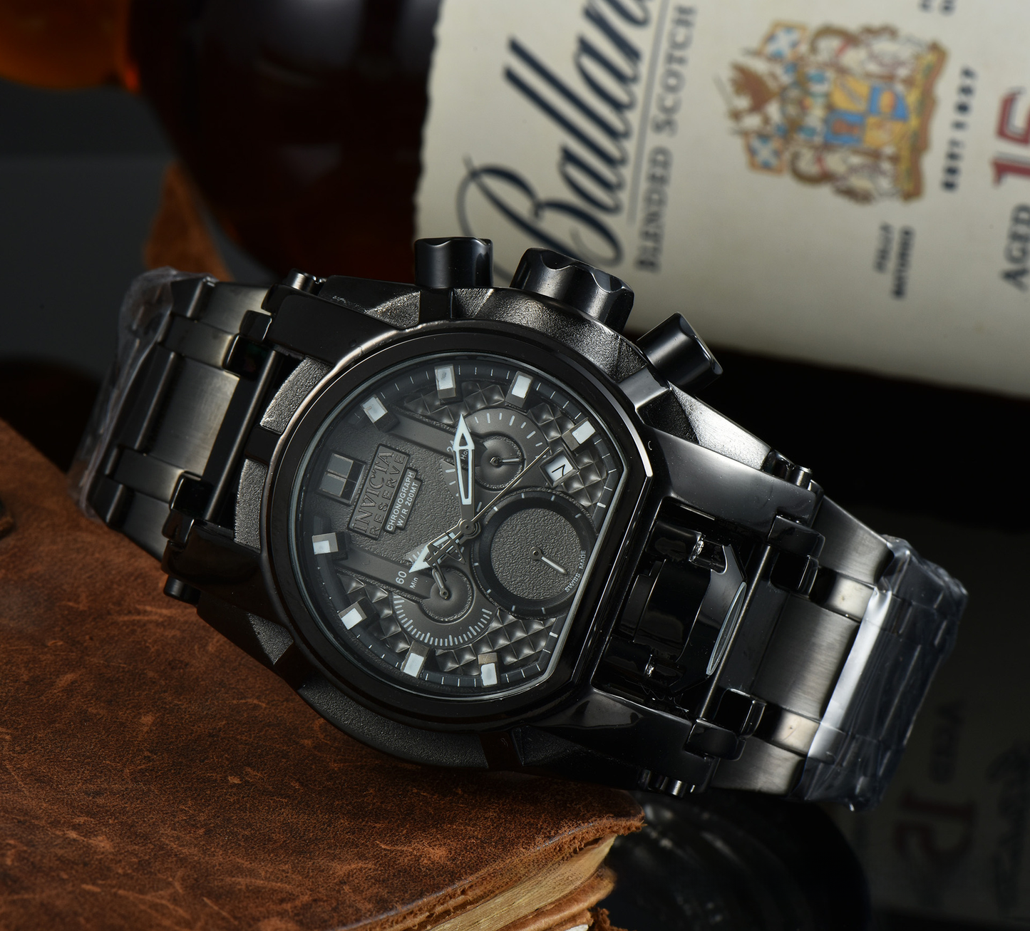 Men's Large Plate 6-hand Watch Invicta Timepiece Fashion Accessory High-demand Item Independent Store Wis