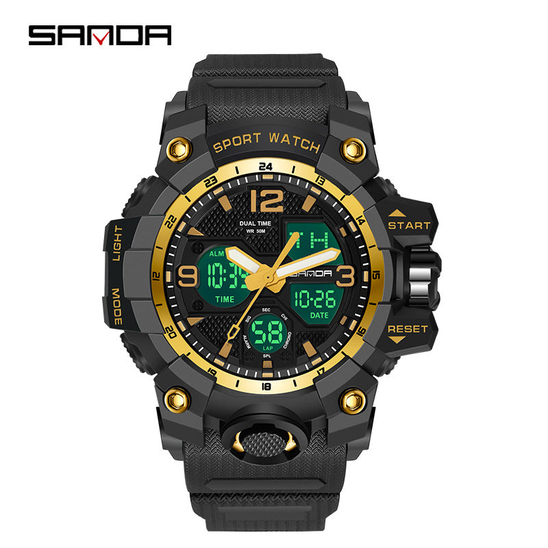 Outdoor Sports Shockproof Watch Multi-functional