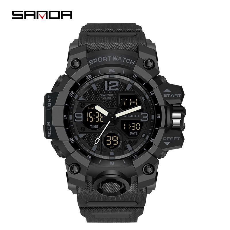 Outdoor Sports Shockproof Watch Multi-functional
