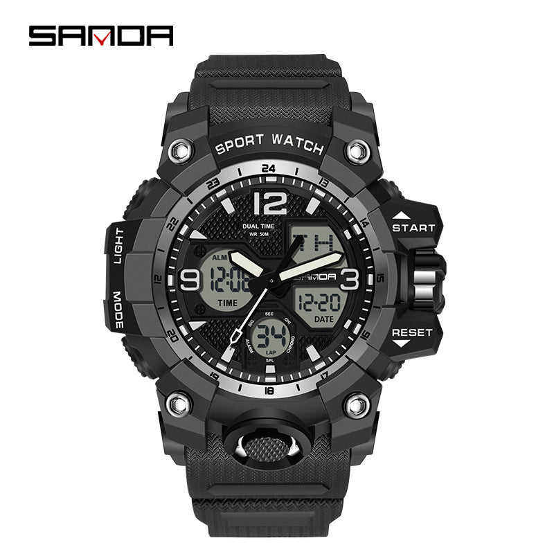 Outdoor Sports Shockproof Watch Multi-functional
