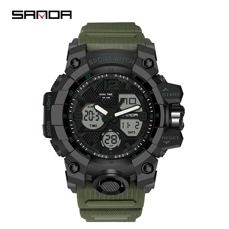Outdoor Sports Shockproof Watch Multi-functional
