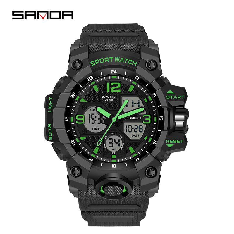 Outdoor Sports Shockproof Watch Multi-functional