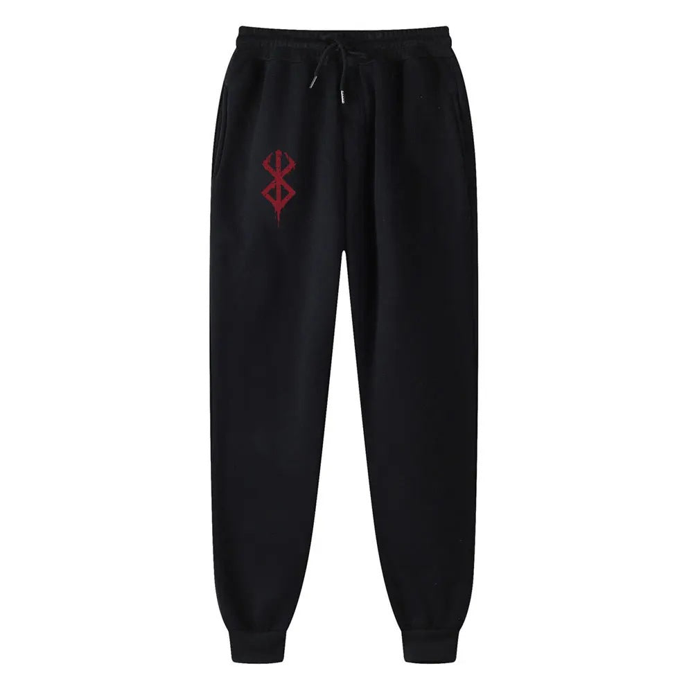 New Men&#039;s And Women&#039;s Casual Sports Pants Straight-Leg Pants Sword Style Legend Printed Multi-Color Pants