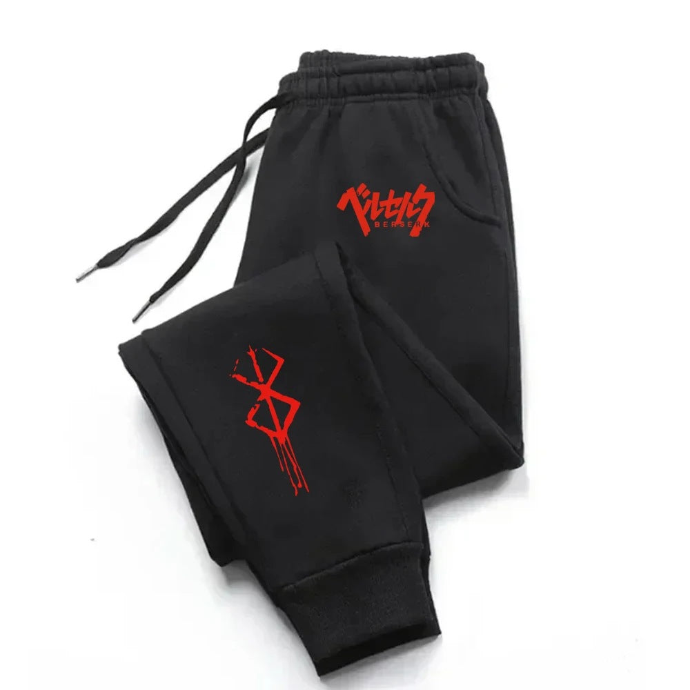 New Men&#039;s And Women&#039;s Casual Sports Pants Straight-Leg Pants Sword Style Legend Printed Multi-Color Pants