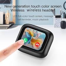 Smart Bluetooth 5.0 Headset with Display – Laser Logo & Color Screen (5th Gen)